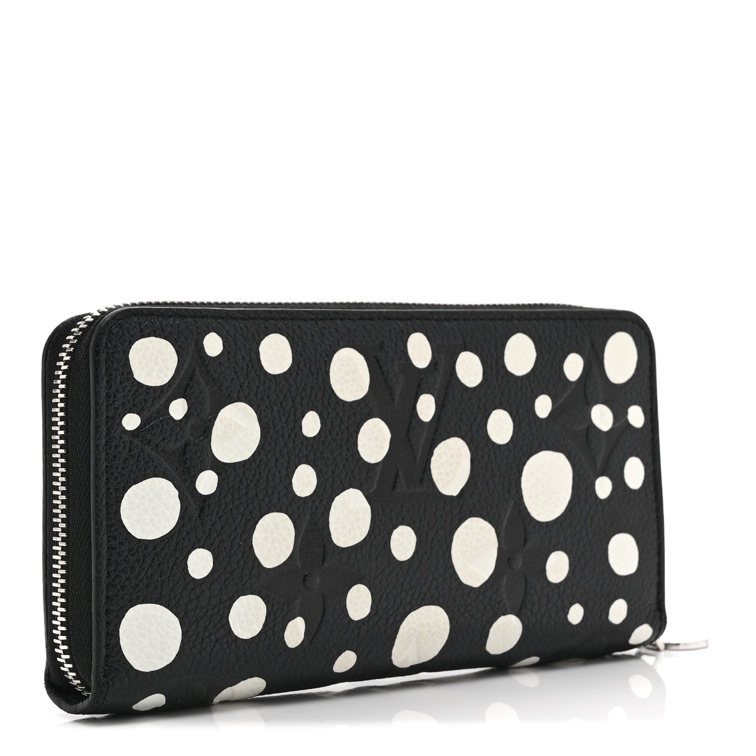 Louis Vuitton LV X YK Empreinte Zippy Wallet Black White 3 of 9