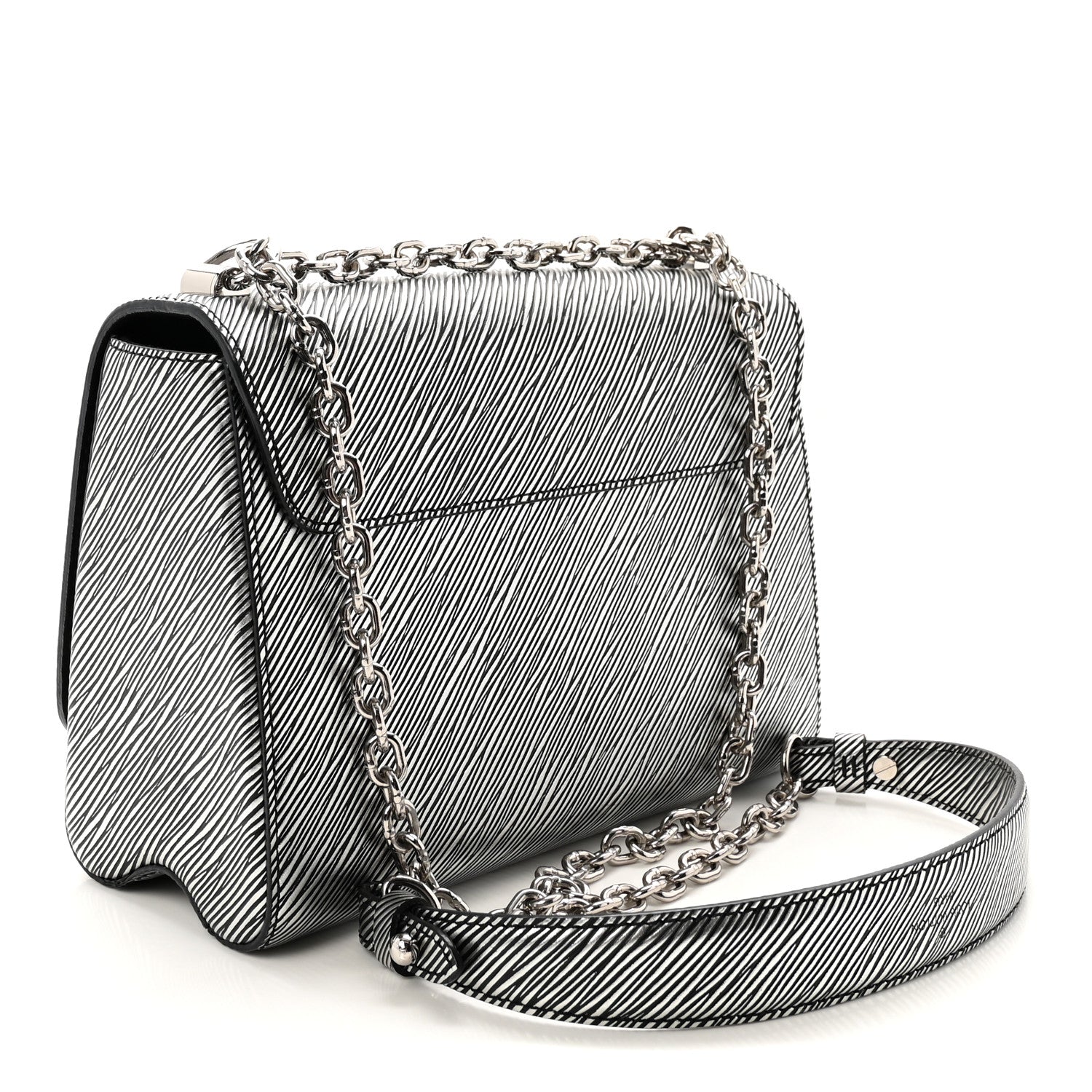 Louis Vuitton Epi Twist Shoulder Bag MM Argent 2 of 8