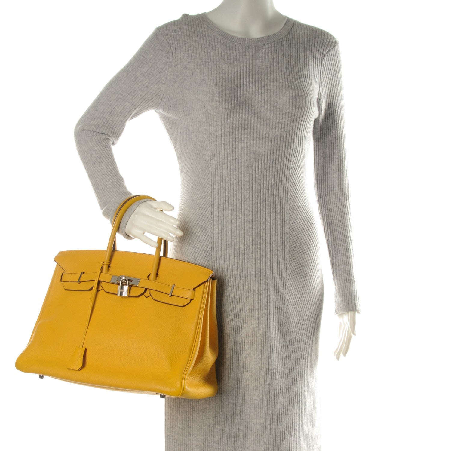 Hermes Clemence Birkin 35 Soleil 2 of 25