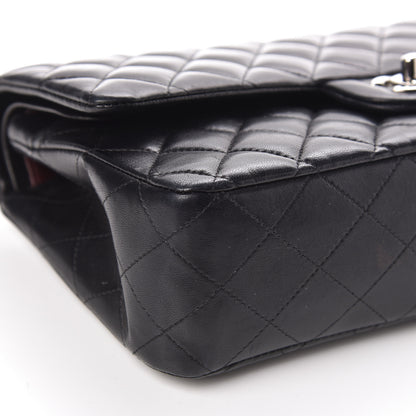 Chanel Lambskin Quilted Medium Double Flap Black 11 of 12