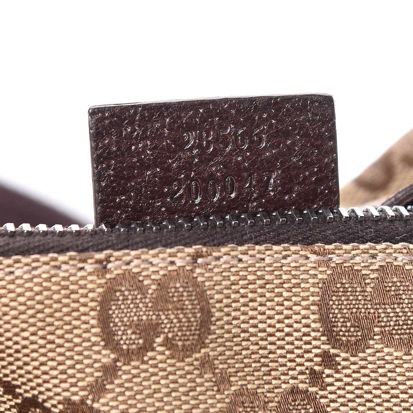 GG Monogram Double Pocket Belt Bag Dark Brown