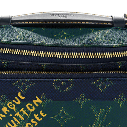 Louis Vuitton Monogram Heritage Rush Bumbag Blue Stripes 7 of 10