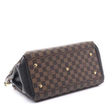 Louis Vuitton Cuir Taurillon Damier Ebene Normandy Black 3 of 14