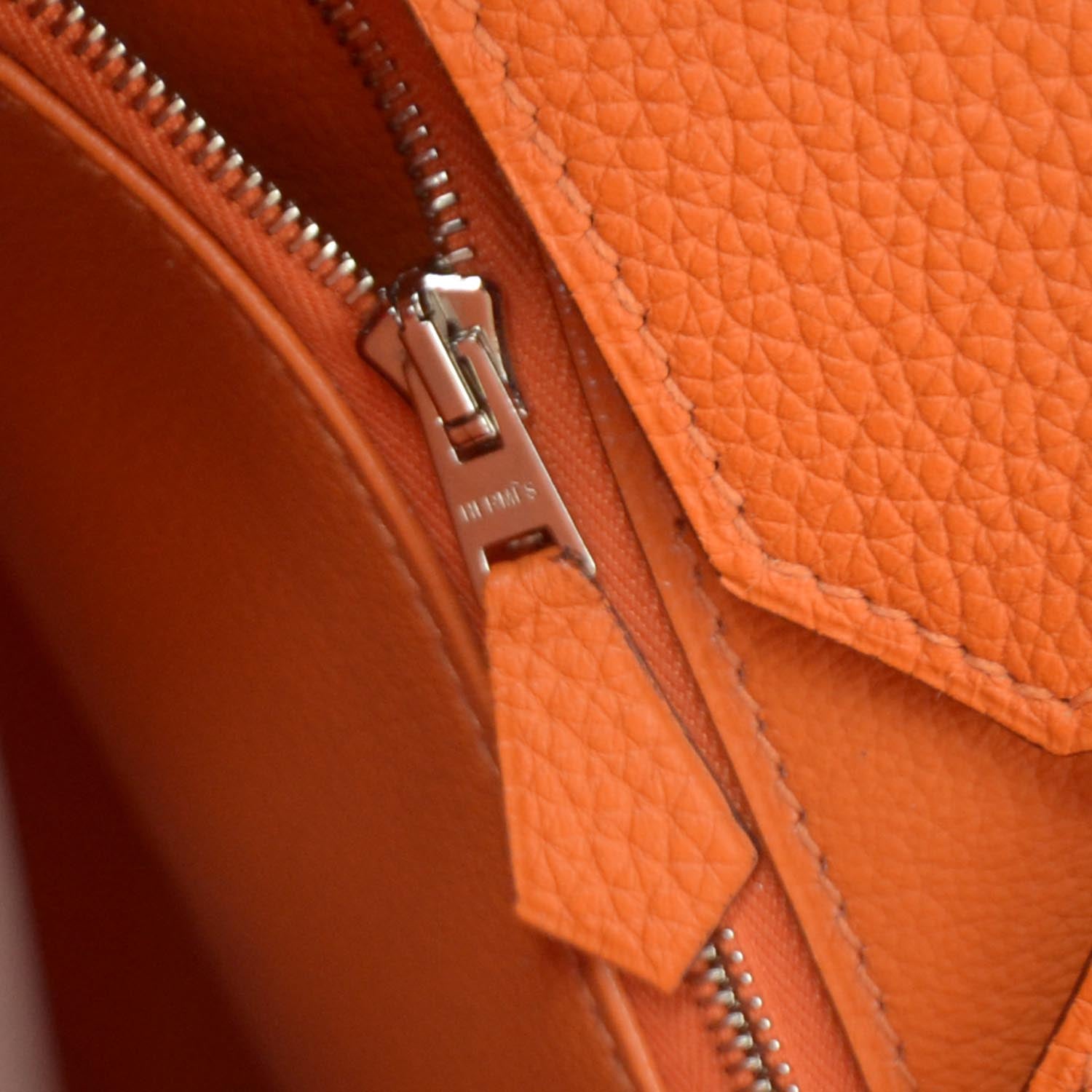 Hermes Togo Birkin 40 Orange 8 of 9