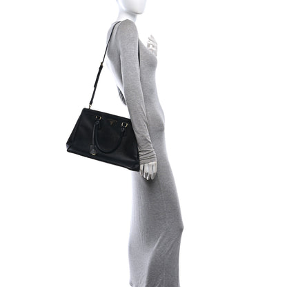Prada Saffiano Lux Medium Galleria Double Zip Tote Black 2 of 9