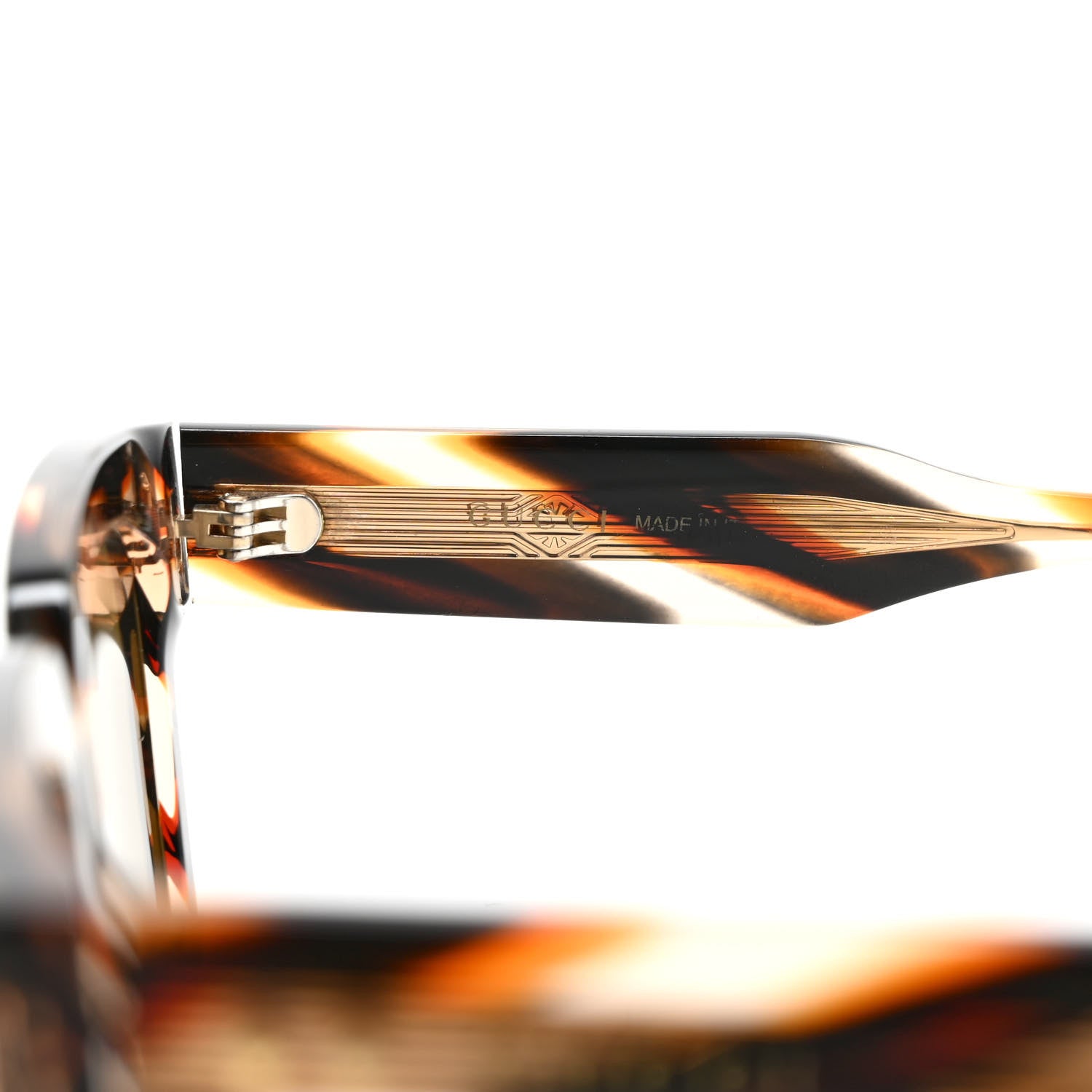 Gucci Acetate Square Frame Sunglasses GG1084S Tortoise 6 of 8