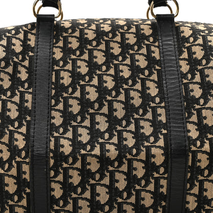 Christian Dior Monogram Boston Navy Blue 8 of 10