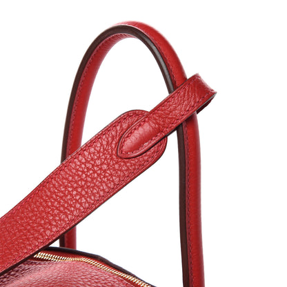 Hermes Taurillon Clemence Lindy 26 Rouge Casaque 13 of 14