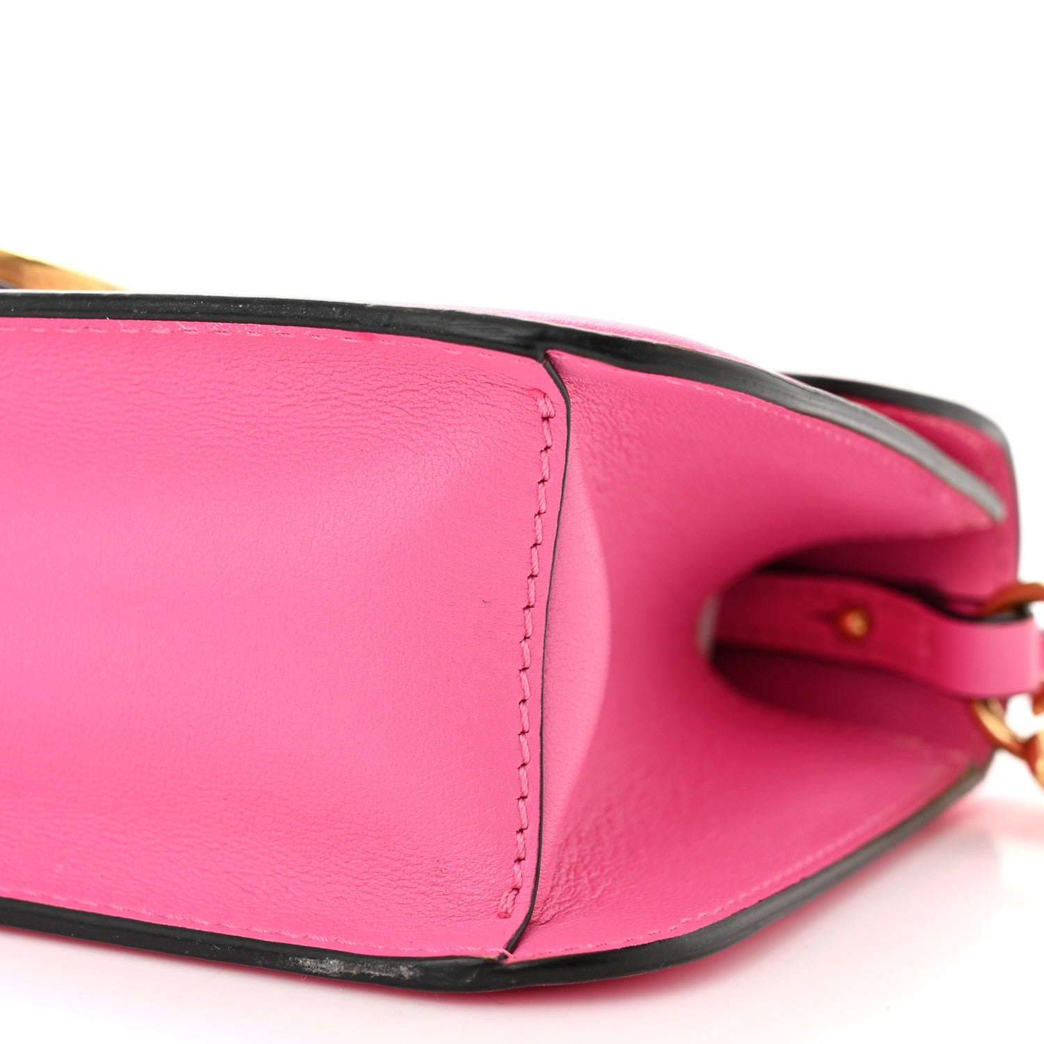 Valentino Garavani Calfskin Vlogo Loco Shoulder Bag Feminine Pink 9 of 10