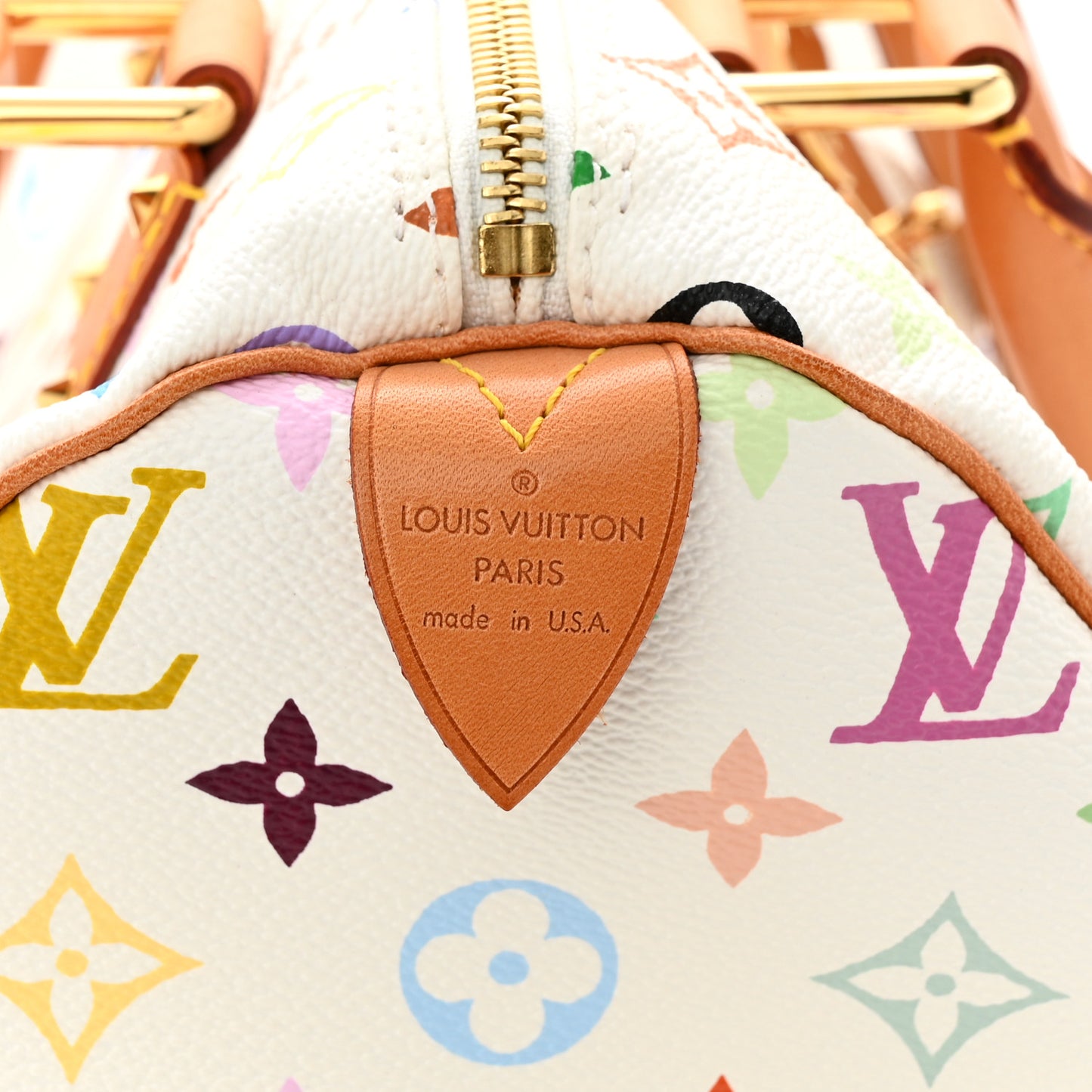 Monogram Multicolor Speedy 30 White