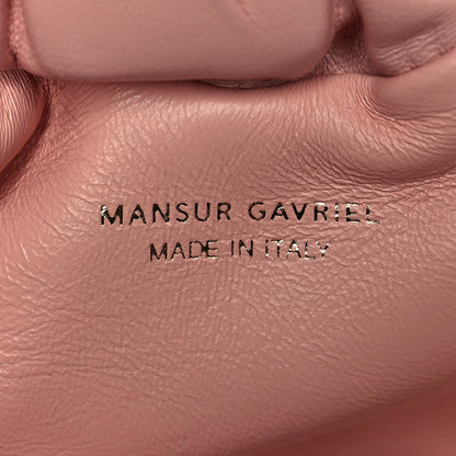 Mansur Gavriel Lambskin Mini Cloud Clutch Dahlia 6 of 9
