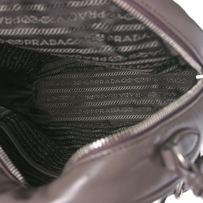Prada Soft Calfskin Impunture Diagramme Day Backpack Bambu 5 of 8
