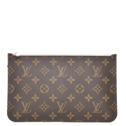 Louis Vuitton Monogram Neverfull MM GM Pochette Rose Ballerine 1 of 7