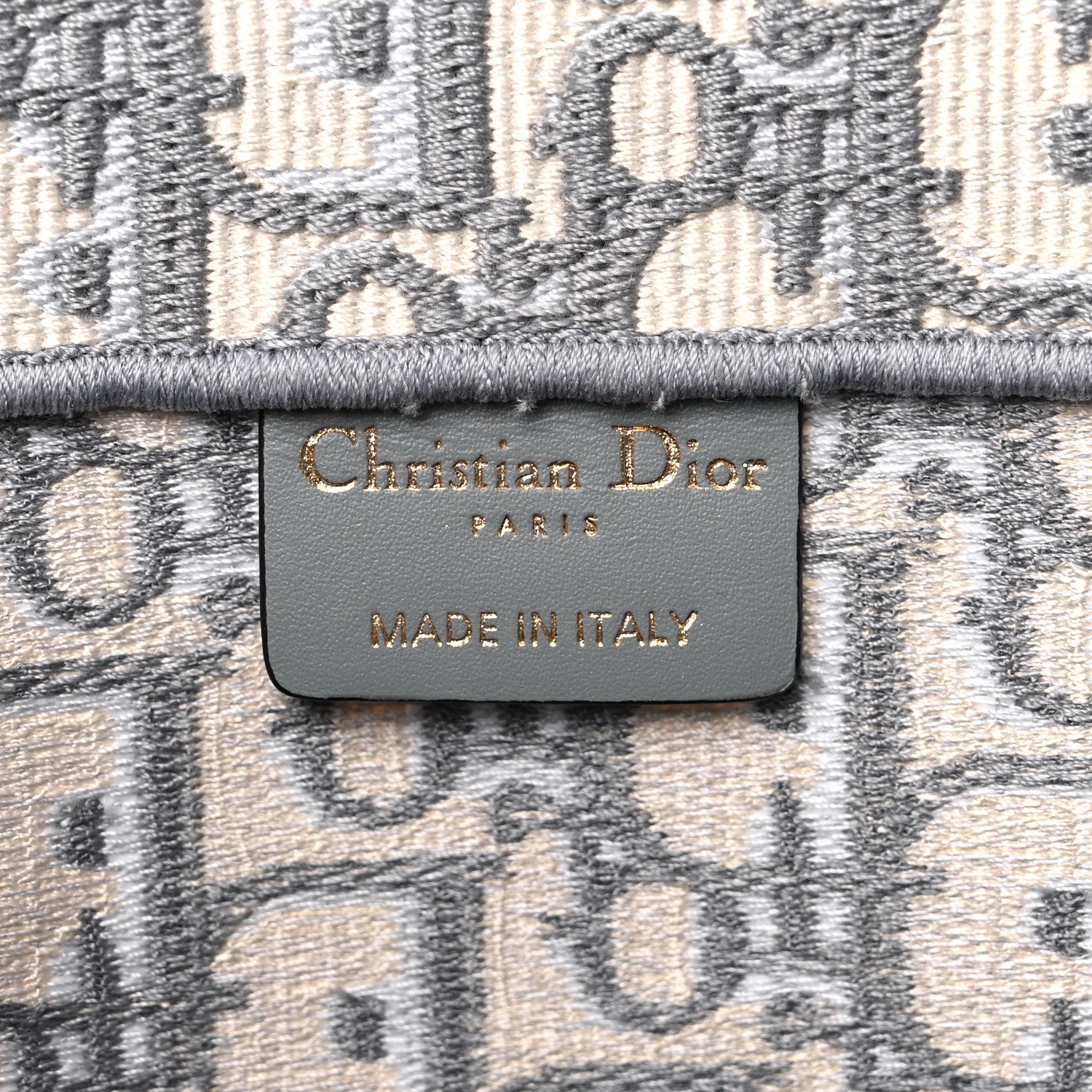 Christian Dior Oblique Medium Book Tote Grey 5 of 11
