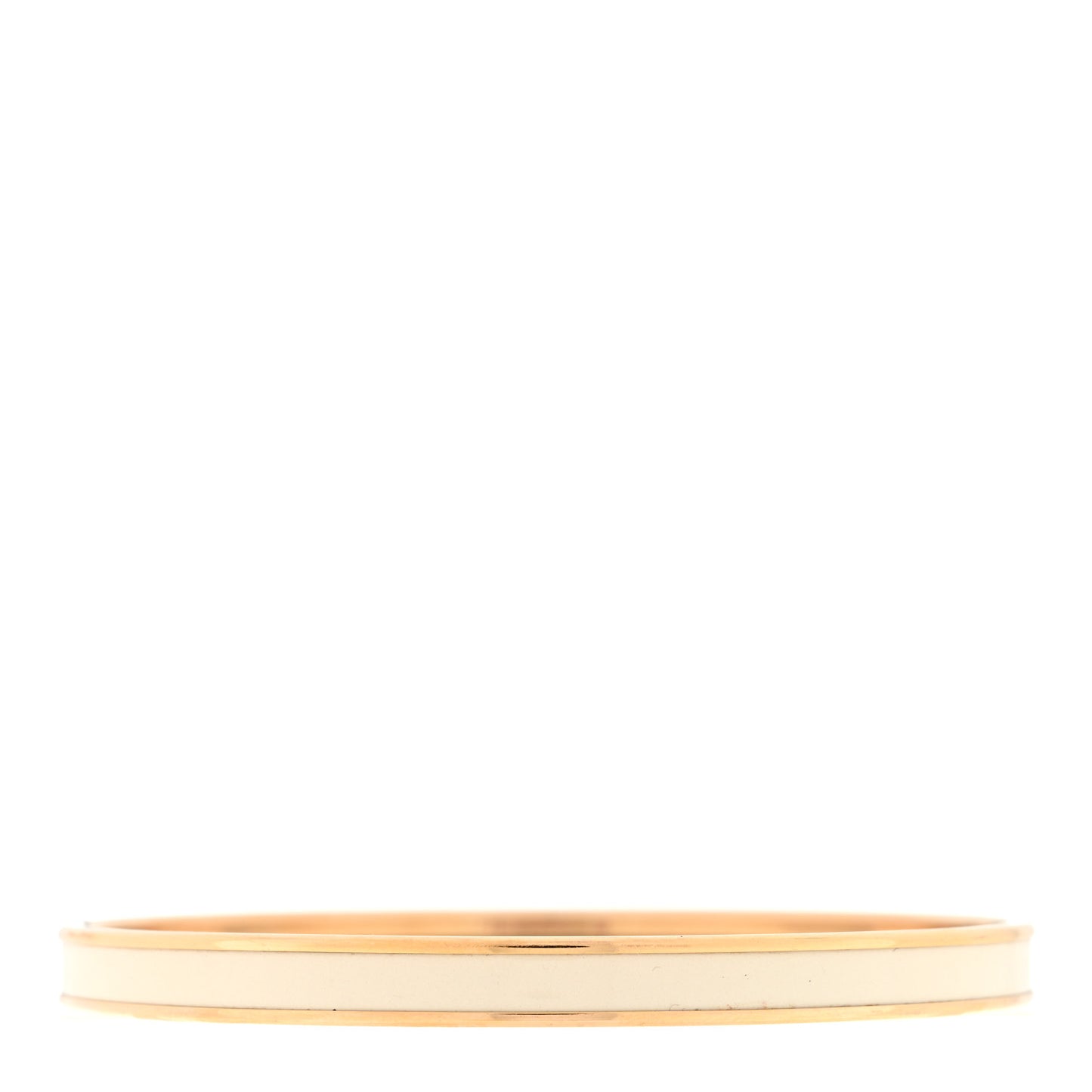 Enamel Uni Bangle 70 White