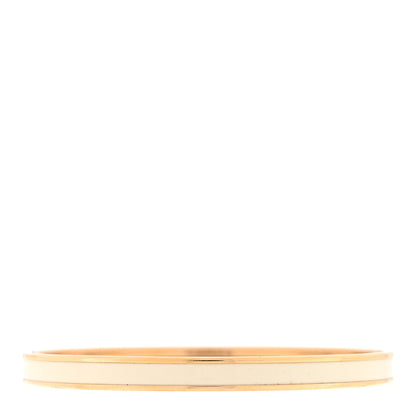 Hermes Enamel Uni Bangle 70 White 2 of 3