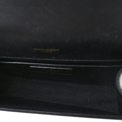 Saint Laurent Calfskin Small Monogram Kate Satchel Black 5 of 9