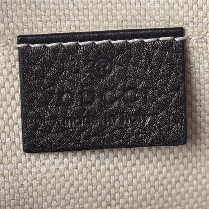 Gucci Pebbled Calfskin Small Soho Disco Bag Black 6 of 7