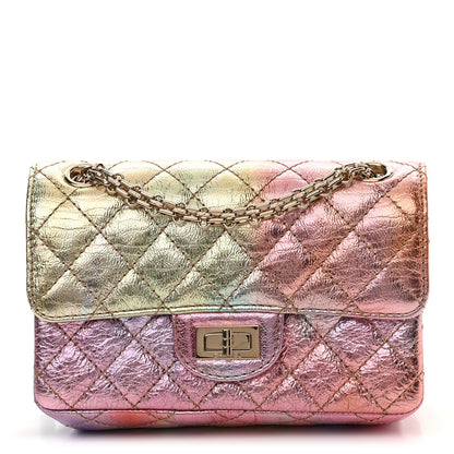 Chanel Metallic Goatskin Quilted Mini 2.55 Reissue Flap Multicolor 1 of 11
