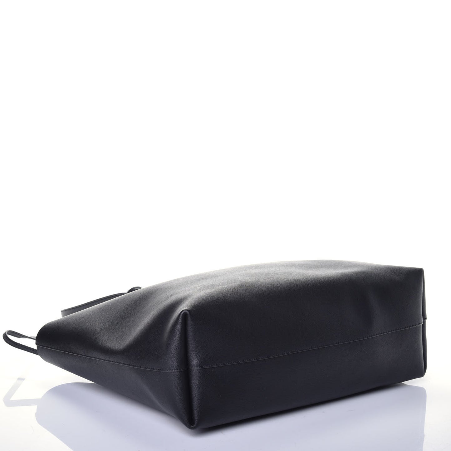 Calfskin Large Shopping Tote Black