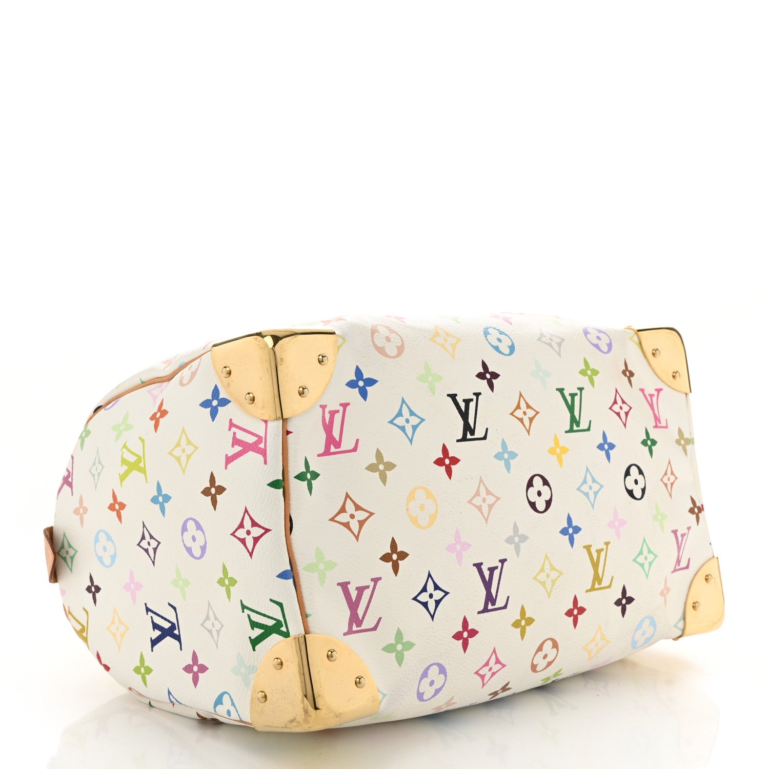 Louis Vuitton Monogram Multicolor Speedy 30 White 4 of 10