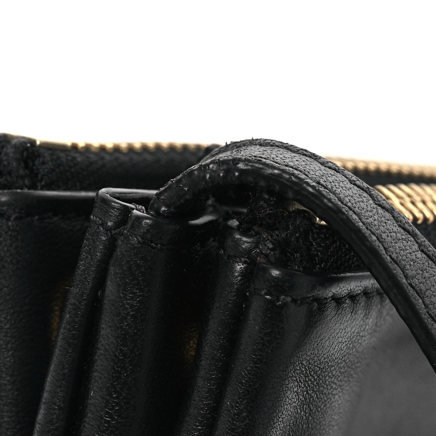 Lambskin Small Trio Crossbody Bag Black