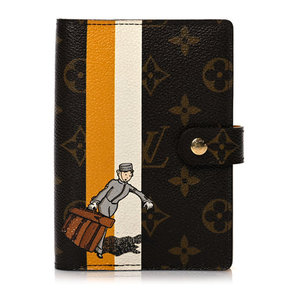 Louis Vuitton Monogram Groom Small Ring Agenda Cover Yellow 1 of 9