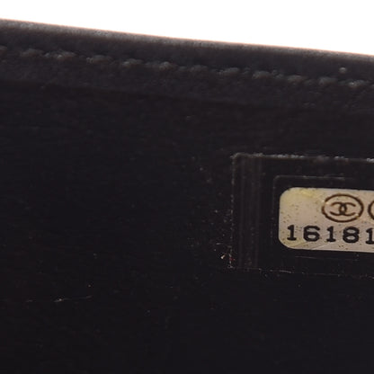 Chanel Caviar Timeless CC Yen Wallet Black 8 of 9