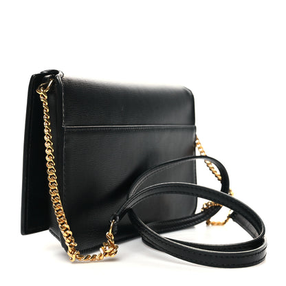 Saint Laurent Smooth Calfskin Monogram Phone Holder Crossbody Black 3 of 9