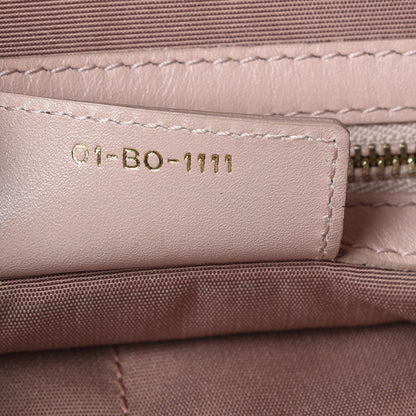 Christian Dior Coated Canvas Cannage Mini Panarea Tote Light Pink 9 of 11