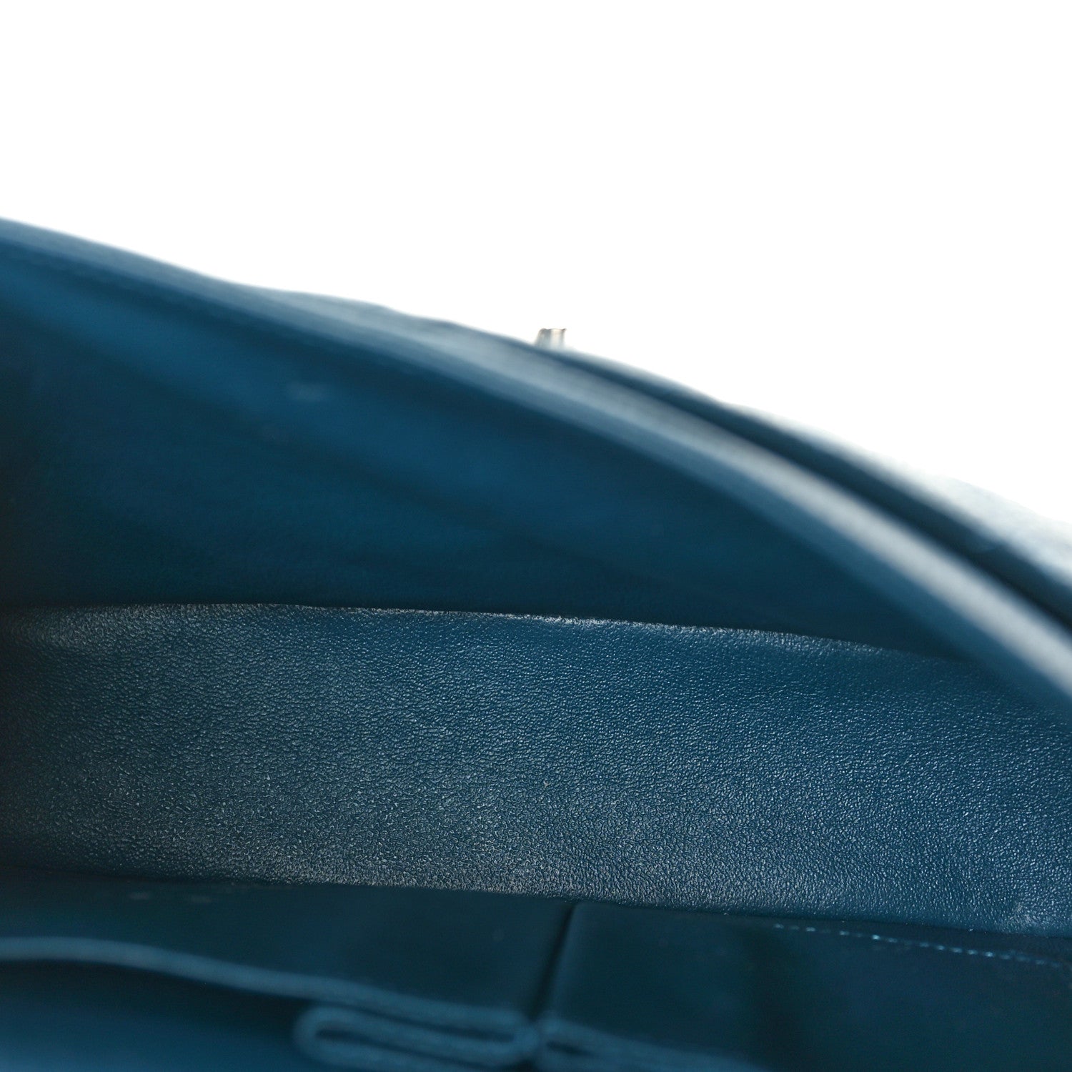 Chanel Pearly Caviar Quilted Medium Double Flap Blue 5 of 11