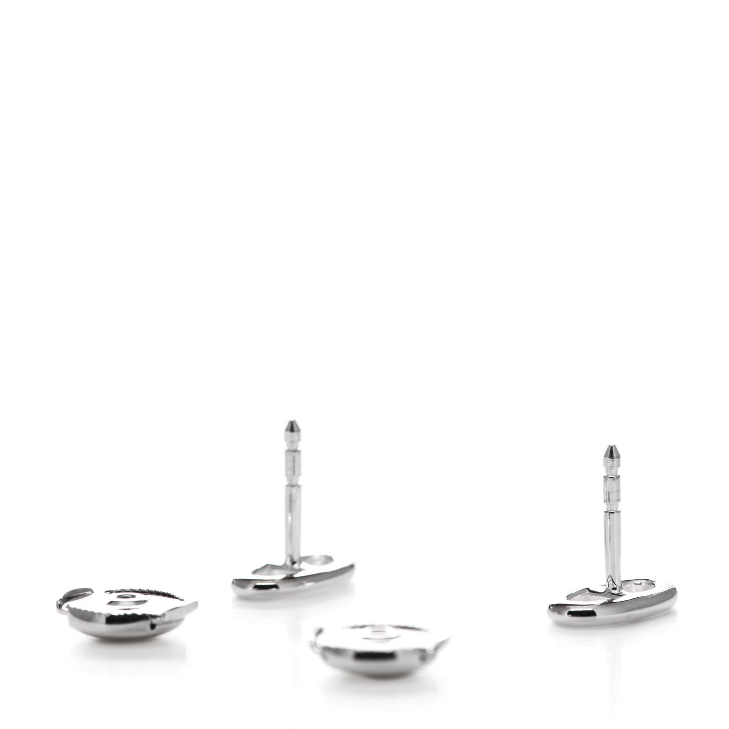 Hermes Sterling Silver TPM Farandole Earrings 3 of 5