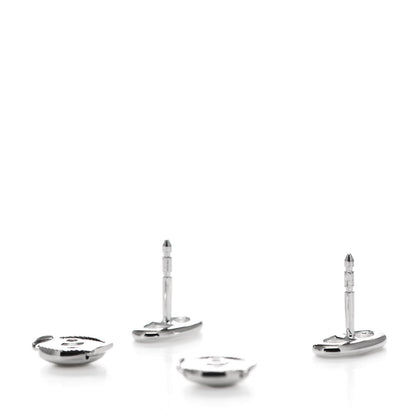 Hermes Sterling Silver TPM Farandole Earrings 3 of 5
