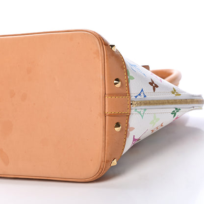 Louis Vuitton Monogram Multicolor Alma White 9 of 16