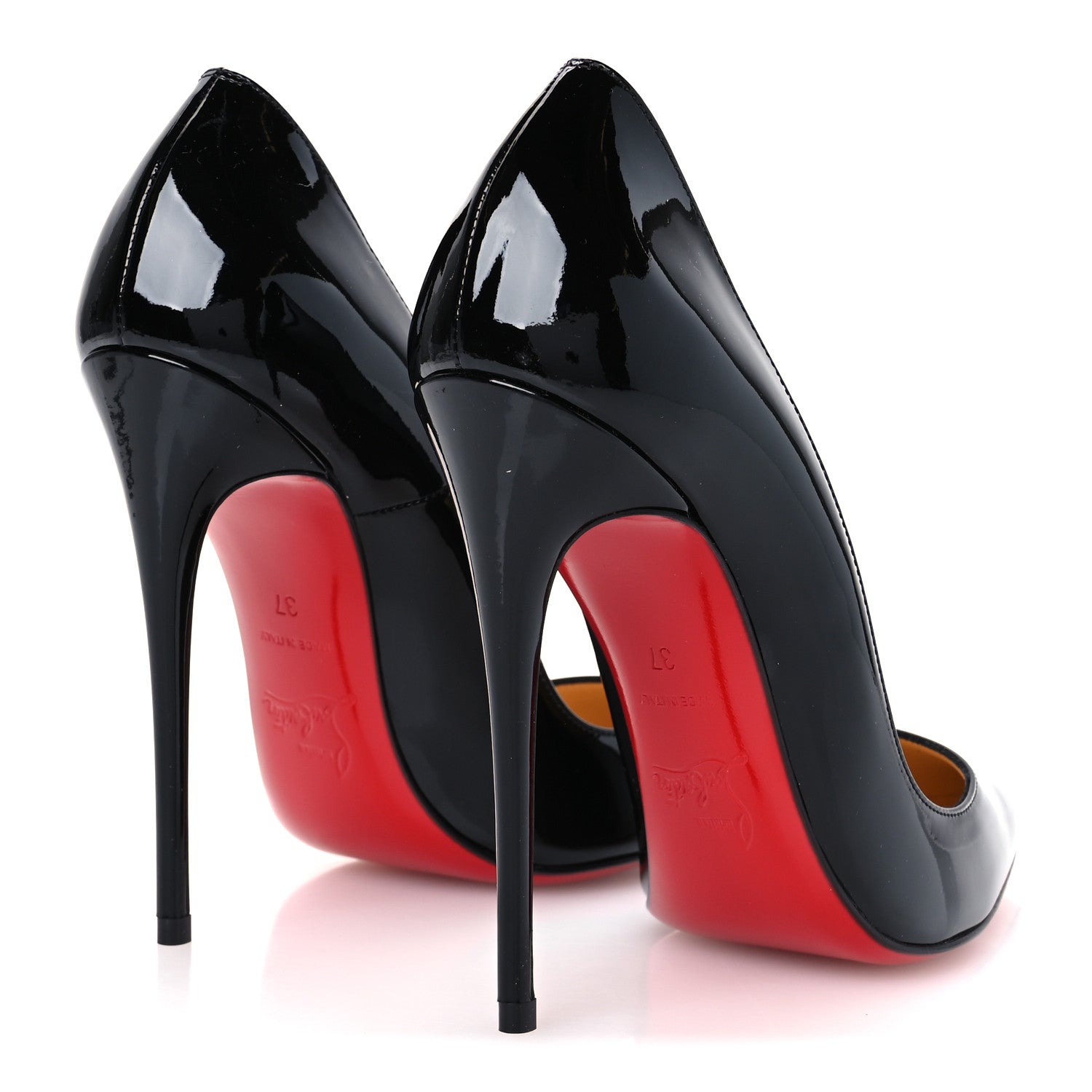 Christian Louboutin Patent So Kate 120 Pumps 37 Black 5 of 9