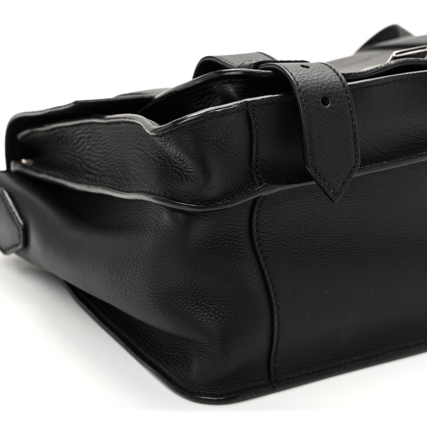 Proenza Schouler Soft Grainy Calfskin Medium PS1 Satchel Black 8 of 9