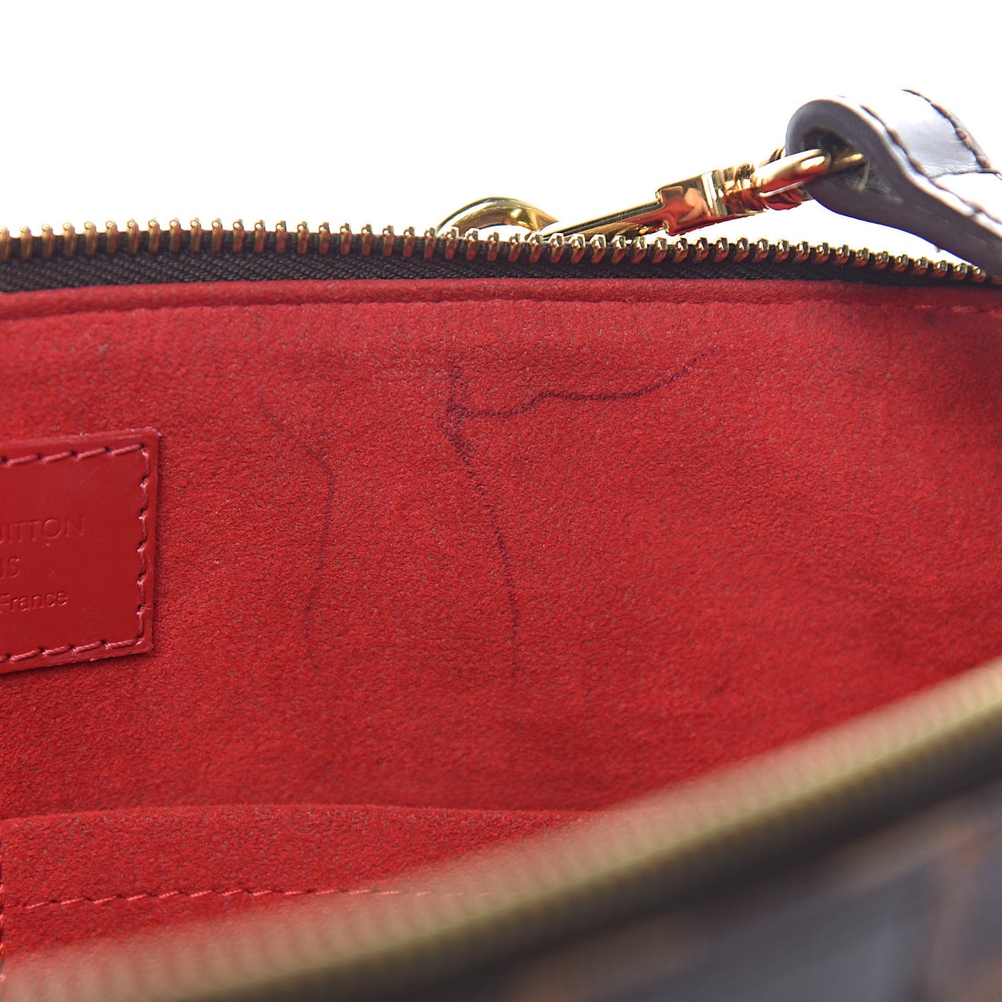 Damier Ebene Caissa Tote PM Cherry