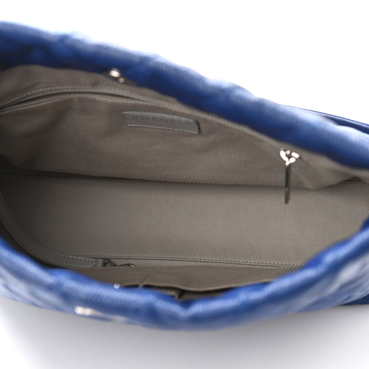 Caviar Quilted Easy Zip Tote Cobalt Blue