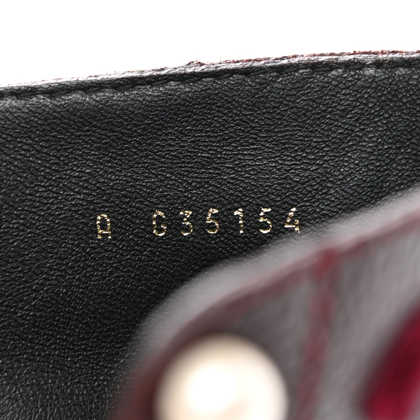 Calfskin Velvet Pearl Combat Short Boots 39.5 Burgundy