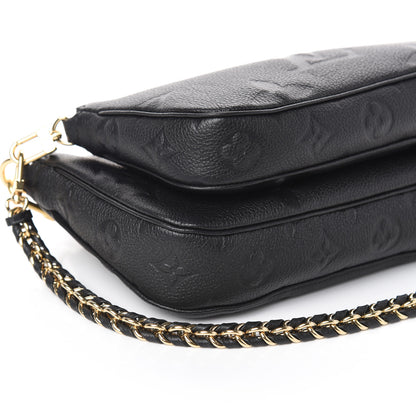 Louis Vuitton Empreinte Monogram Giant Multi Pochette Accessories Black 10 of 11