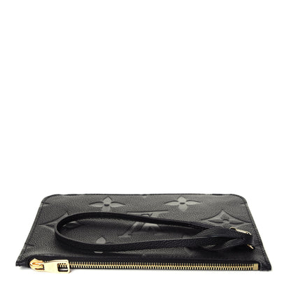Louis Vuitton Empreinte Monogram Giant Neverfull MM Pochette Black 10 of 12