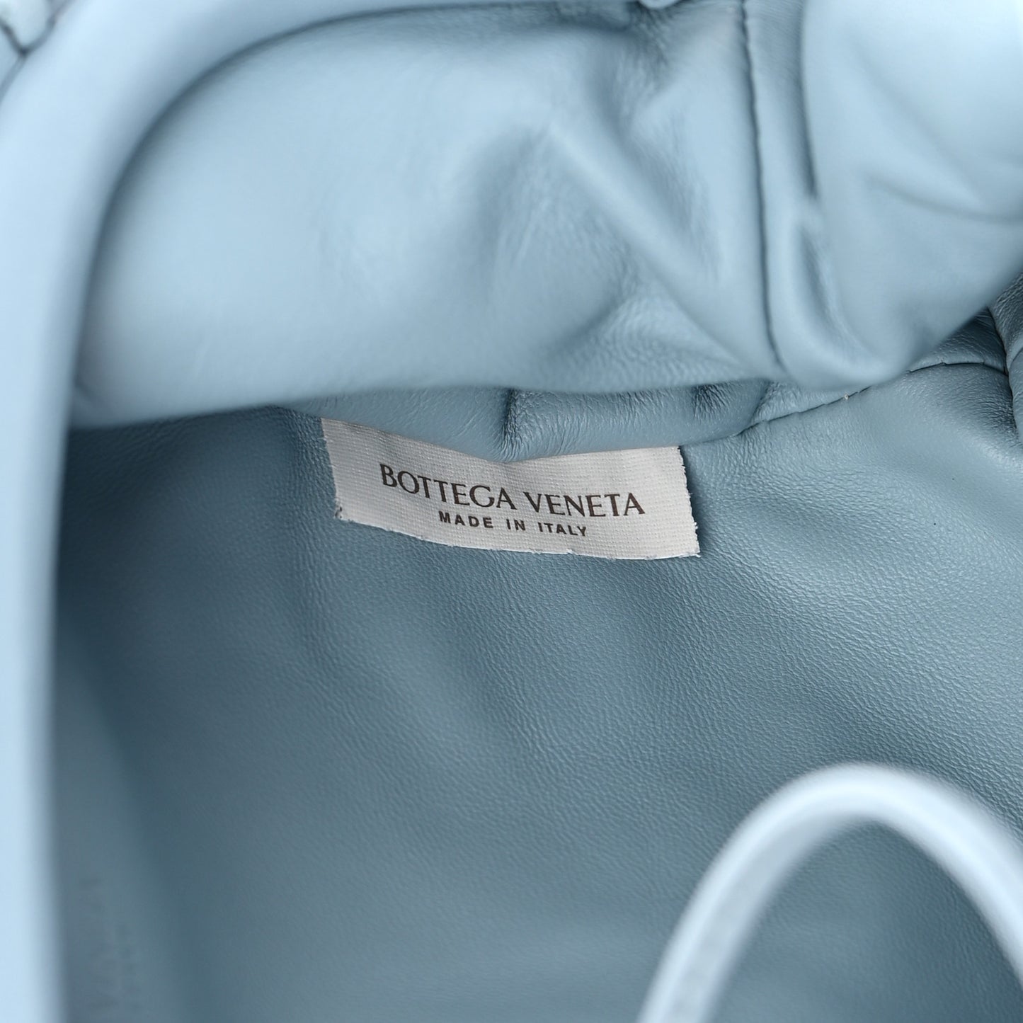 Nappa Intrecciato The Mini Pouch Ice