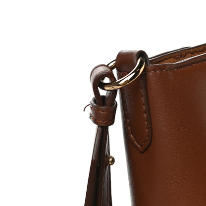 Stella McCartney Eco Alter Nappa Perforated Logo Crossbody Brown 10 of 11