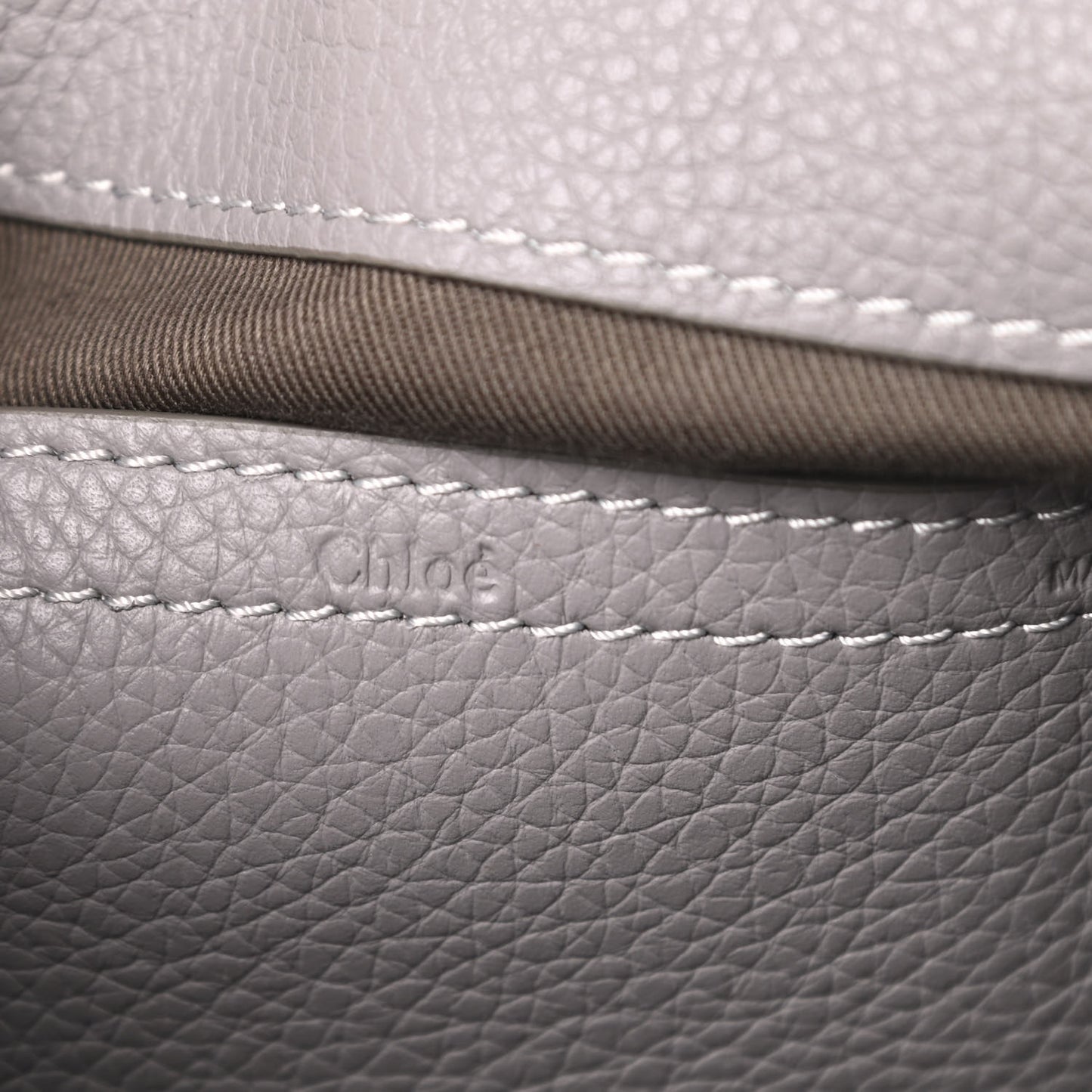 Calfskin Medium Marcie Round Crossbody Bag Cashmere Grey