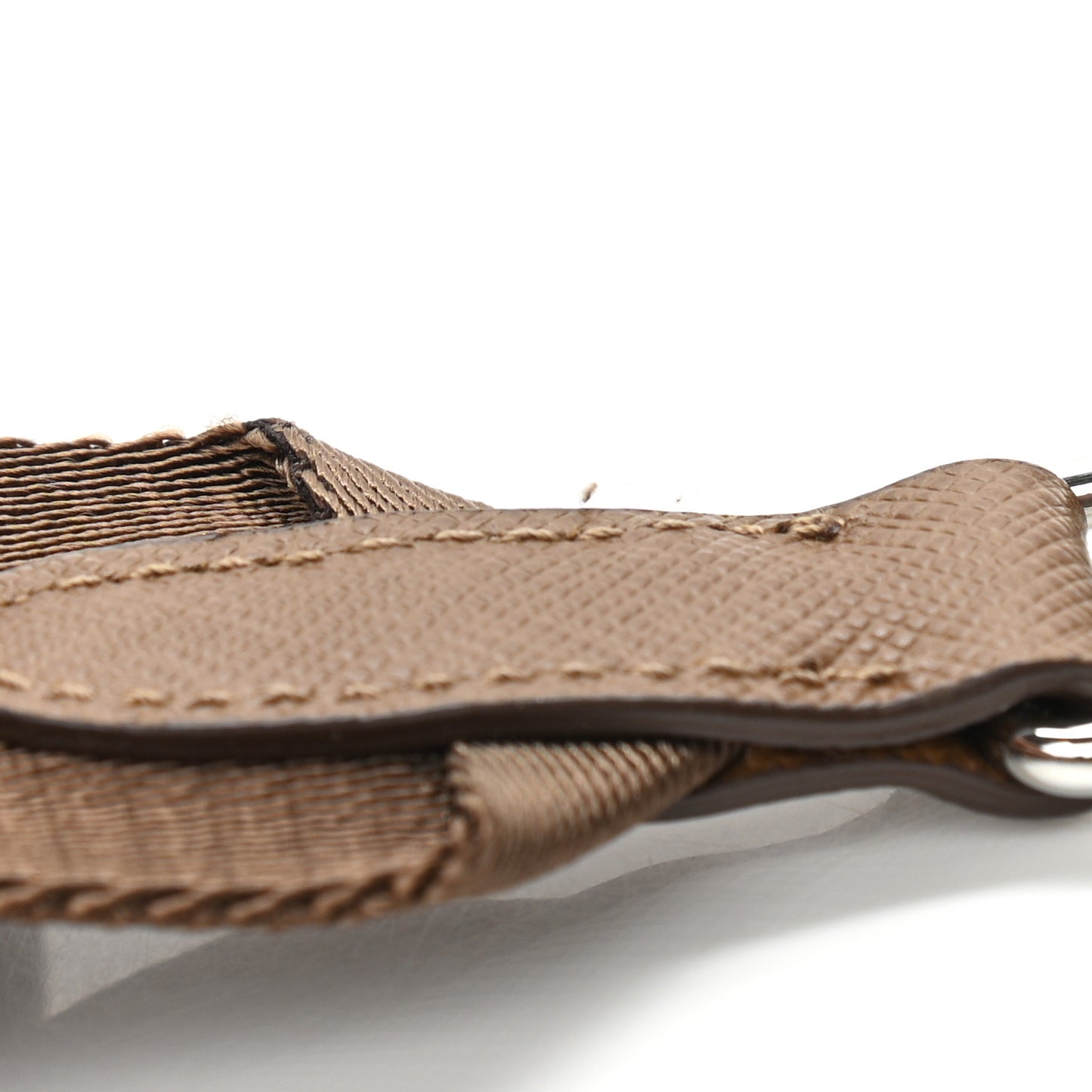 Tessuto Nylon Saffiano Re-Edition 2005 Shoulder Bag Cacao