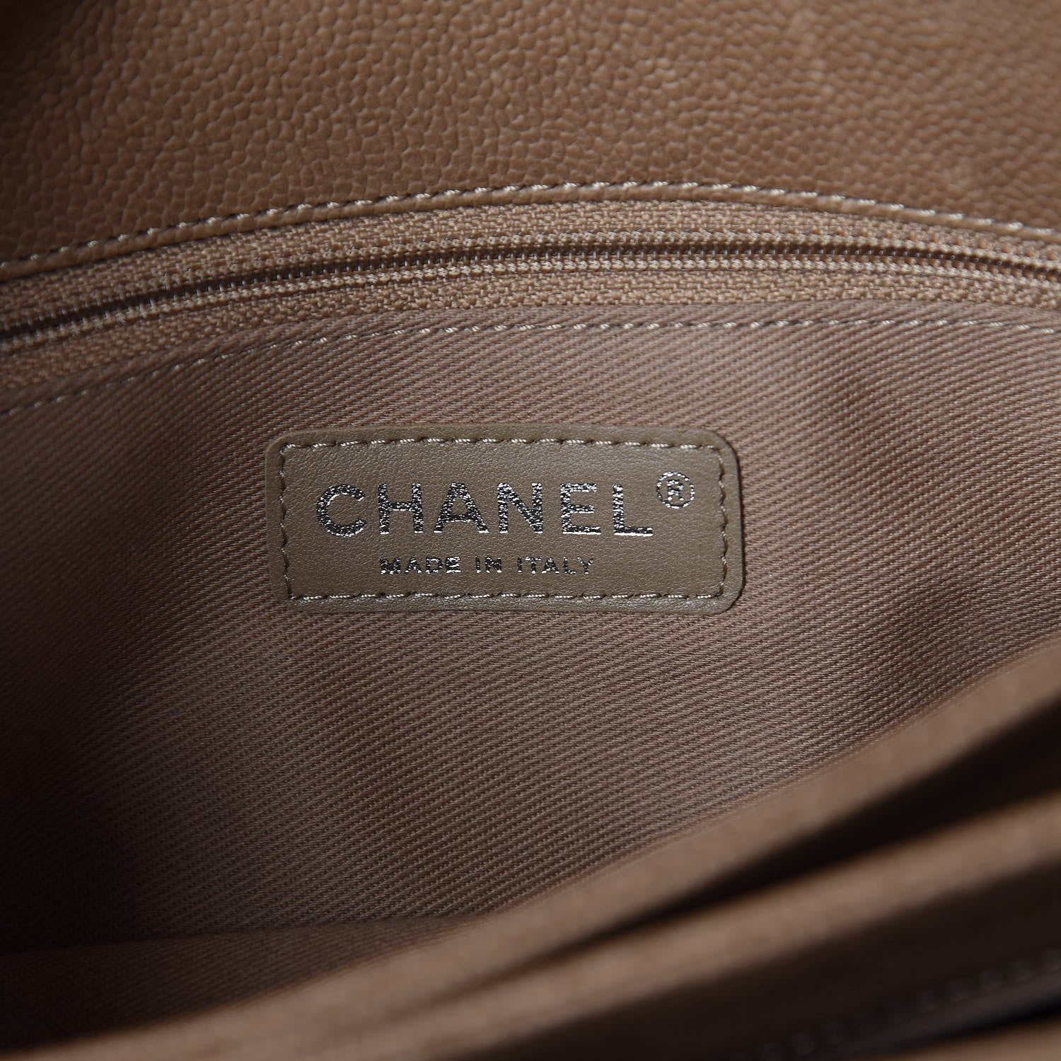 Chanel Caviar Quilted Medium Simply CC Flap Brown 6 of 11