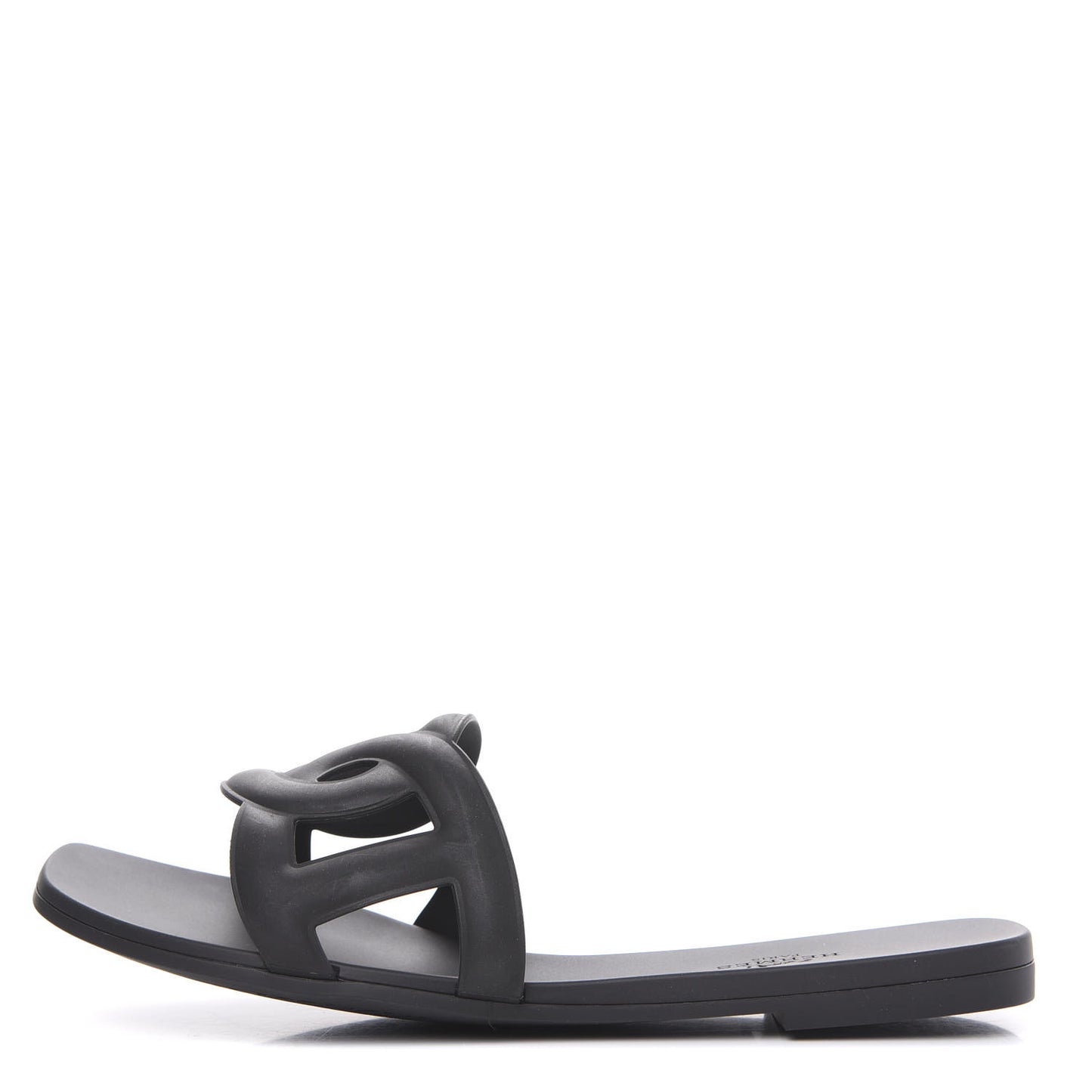 Rubber Aloha Sandals 38 Black