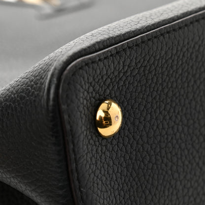 Louis Vuitton Taurillon Capucines MM Black Fuchsia 13 of 13