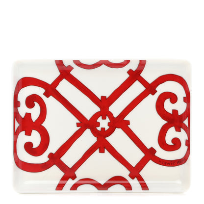 Hermes Porcelain Balcon du Guadalquivir Sushi Plate 1 of 6