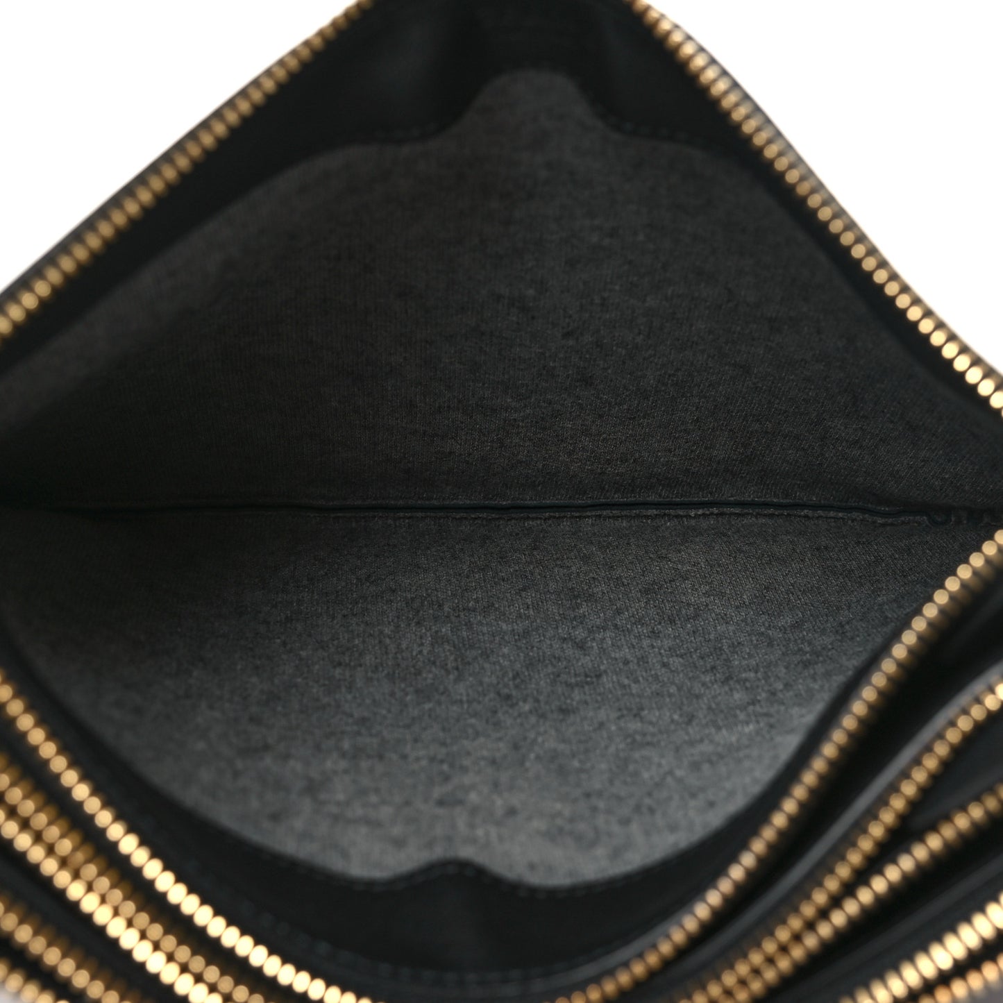 Lambskin Large Trio Crossbody Bag Black